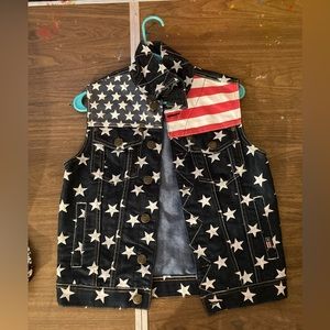 Akademiks “USA” Denim Vest [ 4th of July Edition ]